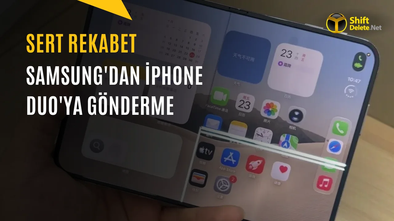 Samsung, iPhone Duo’nun Ekran Problemleriyle Alay Etti